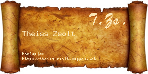 Theiss Zsolt névjegykártya